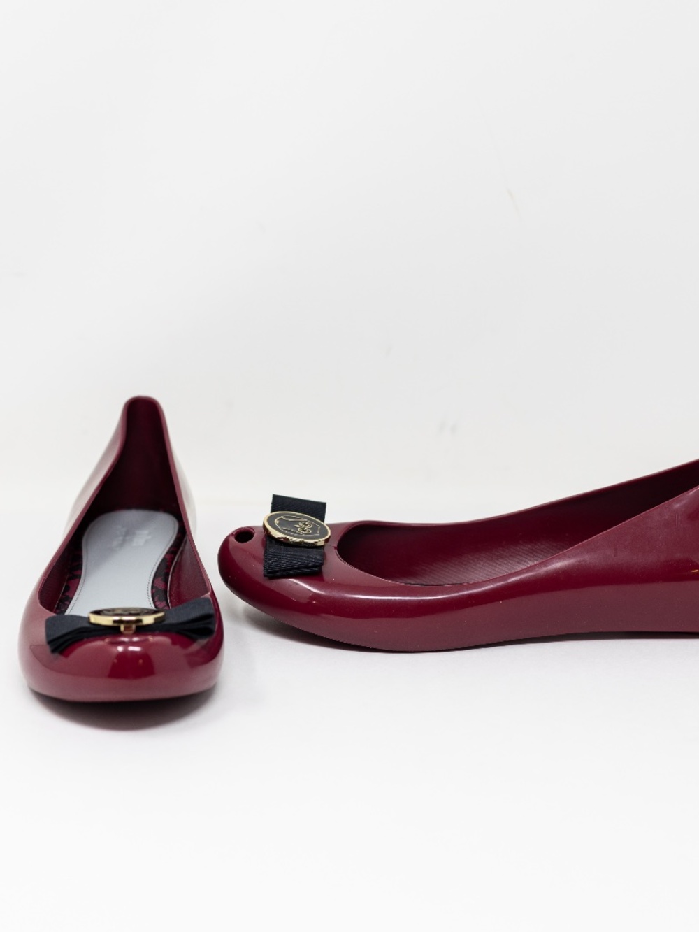 NEW Melissa x Jason Wu Ultragirl Peep Toe Rubber Water Resistant Wedge Shoes 10